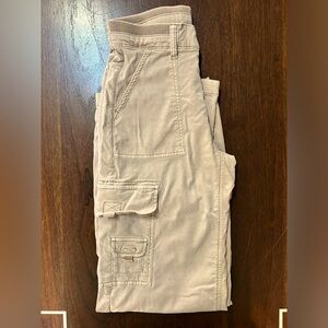 Wide leg cargo pants, size 0